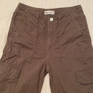 Zara Wide Leg Utility Pants